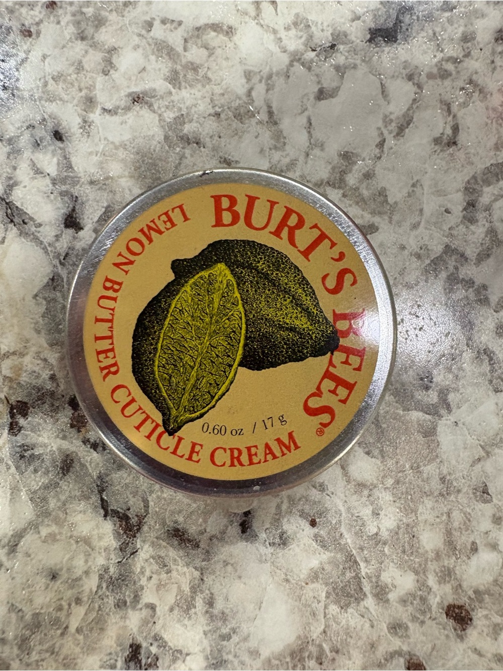 Burt's Bees Nail & Cuticle Cream - Silver Tin